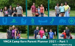 YMCA Camp Kern Parent Planner 2021 - Part 1 - www.campkern.org
