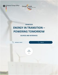 ENERGY IN TRANSITION - POWERING TOMORROW - EXHIBITION SOURCES AND REFERENCES - Energy in Transition - Powering Tomorrow