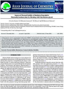 SIAN OURNAL OF HEMISTRY - Asian Journal of Chemistry; Vol. 32, No. 7 (2020), 1708-1712