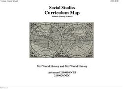Curriculum Map Social Studies - 2109020/NEC M/J World History and M/J World History - Volusia County Schools