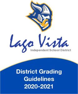 Lago Vista District Grading Guidelines 2020-2021 - Independent School District - Lago Vista ISD