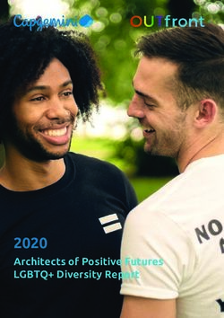 2020 Architects of Positive Futures LGBTQ+ Diversity Report