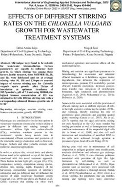 EFFECTS OF DIFFERENT STIRRING RATES ON THE CHLORELLA VULGARIS GROWTH FOR WASTEWATER TREATMENT SYSTEMS - DOI.org