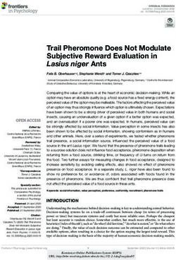 Trail Pheromone Does Not Modulate Subjective Reward Evaluation in Lasius niger Ants