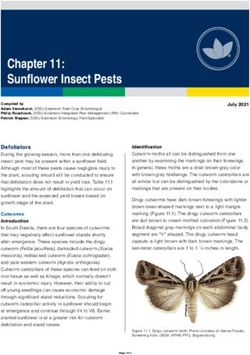 Chapter 11: Sunflower Insect Pests - SDSU Extension