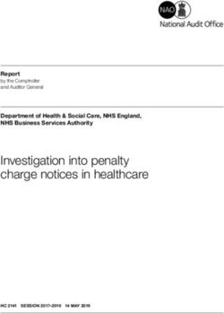 Investigation into penalty charge notices in healthcare - National Audit ...