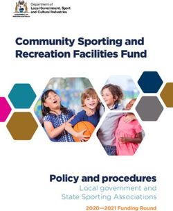 Community Sporting and Recreation Facilities Fund - Policy and procedures Local government and State Sporting Associations - Shire of Wickepin