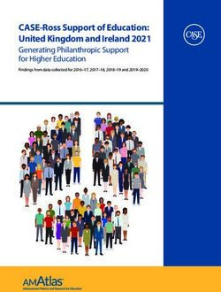 CASE-Ross Support of Education: United Kingdom and Ireland 2021 - Generating Philanthropic Support for Higher Education