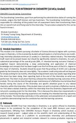 CM4299 FINAL YEAR INTERNSHIP IN CHEMISTRY (16 MCs; Graded) - NUS ...