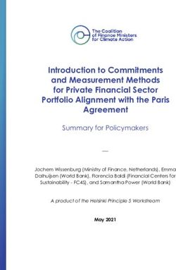 Introduction to Commitments and Measurement Methods for Private Financial Sector Portfolio Alignment with the Paris Agreement