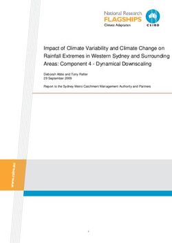Impact of Climate Variability and Climate Change on Rainfall Extremes in Western Sydney and Surrounding Areas: Component 4 - Dynamical Downscaling ...