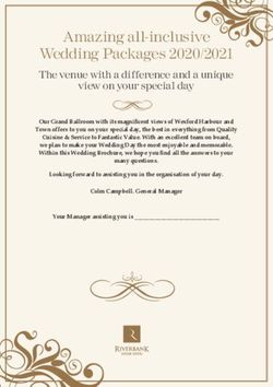 Amazing all-inclusive Wedding Packages 2020/2021