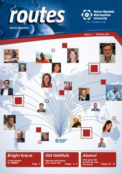 Bright future A new leader for NMMU - Old faithfuls - Alumni Relations