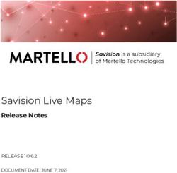 Savision Live Maps Release Notes - RELEASE 10.6.2 - Martello Technologies
