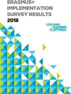 ERASMUS+ IMPLEMENTATION SURVEY RESULTS 2018 - Lifelong Learning ...