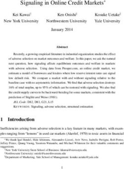 Signaling in Online Credit Markets - Summer Institute in ...