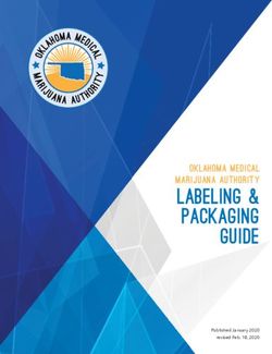 Labeling & Packaging Guide - oklahoma Medical Marijuana Authority - Published January 2020 revised Feb. 18, 2020 - Oklahoma.gov