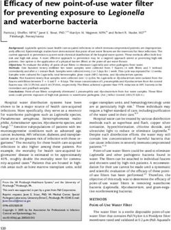 Efficacy of new point-of-use water filter for preventing exposure to Legionella and waterborne bacteria