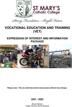 VOCATIONAL EDUCATION AND TRAINING (VET) - EXPRESSION OF INTEREST AND INFORMATION PACKAGE - AWS