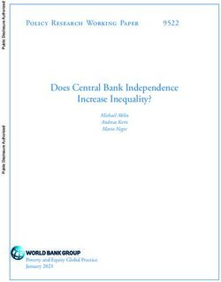 Does Central Bank Independence Increase Inequality? - World Bank ...