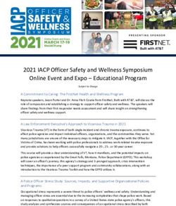 2021 IACP Officer Safety and Wellness Symposium Online Event and Expo - Educational Program