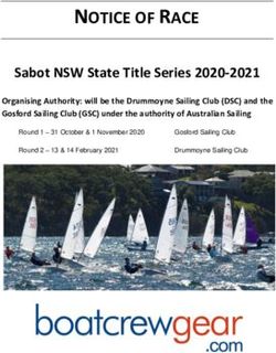 NOTICE OF RACE Sabot NSW State Title Series 2020-2021