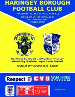 HARINGEY BOROUGH FOOTBALL CLUB