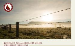Queensland rural ambassador awards sponsorship prospectus