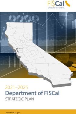 Department of FISCal 2021-2025 - www.fiscal.ca.gov - FI$Cal