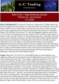 Daily Grain / Hogs Marketing Outlook 2/3/2020 - AC Trading
