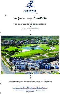 Langebaan Country Estate - BUILDING INFORMATION PACK