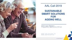 AAL Call 2019 SUSTAINABLE SMART SOLUTIONS FOR AGEING WELL - Dominique Repapis Programme OperationsOfficer - errin