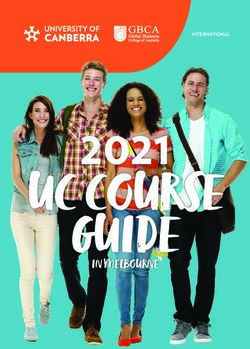 UC COURSE GUIDE 2021 IN MELBOURNE - Global Business College of Australia