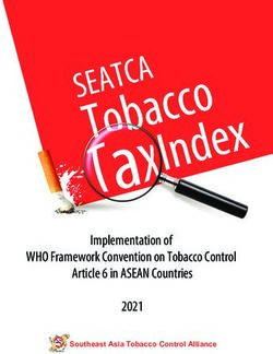 Implementation of WHO Framework Convention on Tobacco Control Article 6 in ASEAN Countries 2021 - Southeast Asia Tobacco Control Alliance