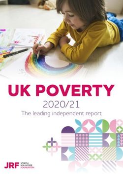 2020/21 The leading independent report - Joseph Rowntree Foundation