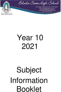 Year 10 2021 Subject Information Booklet - Biloela State High ...