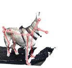 Real-time Simultaneous Pose and Shape Estimation for Articulated Objects Using a Single Depth Camera