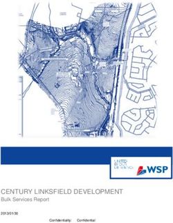 CENTURY LINKSFIELD DEVELOPMENT - Bulk Services Report - Nali Sustainability ...