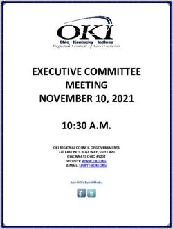 EXECUTIVE COMMITTEE MEETING NOVEMBER 10, 2021 10:30 A.M - OKI REGIONAL COUNCIL OF GOVERNMENTS 720 EAST PETE ROSE WAY, SUITE 420 CINCINNATI, OHIO ...