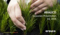 ARAUCO Corporate Presentation 1Q 2019