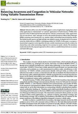 Balancing Awareness and Congestion in Vehicular Networks Using Variable Transmission Power