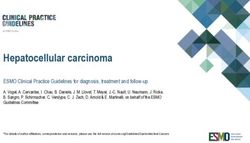 Hepatocellular carcinoma - ESMO Clinical Practice Guidelines for diagnosis, treatment and follow-up