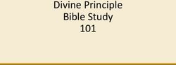 Divine Principle Bible Study 101 - Webflow