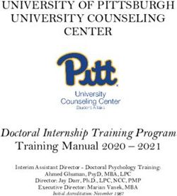 UNIVERSITY OF PITTSBURGH UNIVERSITY COUNSELING CENTER - Pitt Student ...
