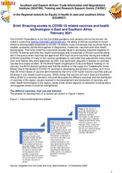 (EQUINET) Brief: Ensuring access to COVID-19 related vaccines and health technologies in East and Southern Africa February 2021