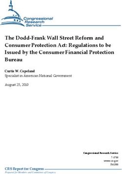 The Dodd-Frank Wall Street Reform and Consumer Protection Act: Regulations to be Issued by the Consumer Financial Protection Bureau