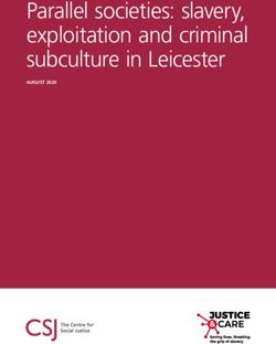 Parallel societies: slavery, exploitation and criminal subculture in Leicester