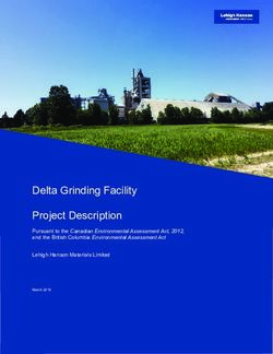 Delta Grinding Facility Project Description - Pursuant to the Canadian Environmental Assessment Act, 2012, and the British Columbia Environmental ...