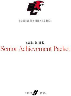 Senior Achievement Packet - BURLINGTON HIGH SCHOOL CLASS OF 2022 - Herff Jones