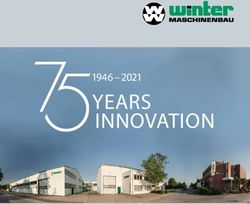 YEARS INNOVATION 1946 2021 - WINTER Maschinenbau